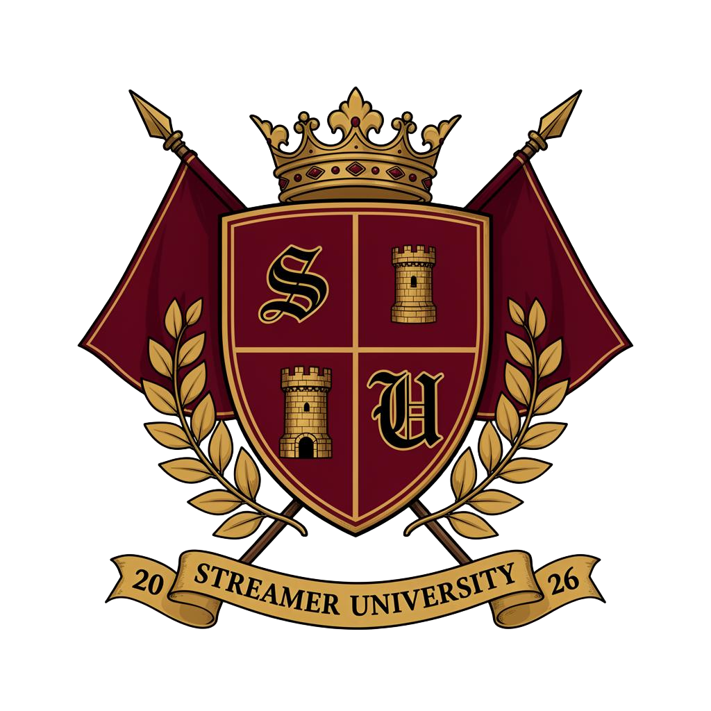 Streamer University crest